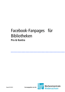 Facebook-Fanpages für Bibliotheken