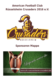 American Football Club Rüsselsheim Crusaders 2016 e.V.