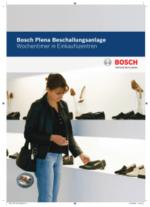 Timer - Bosch Security Systems