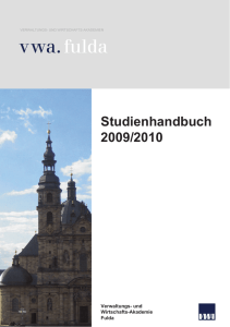 Studienhandbuch 2009/2010