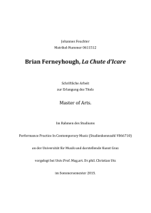 Brian Ferneyhough, La Chute d`Icare