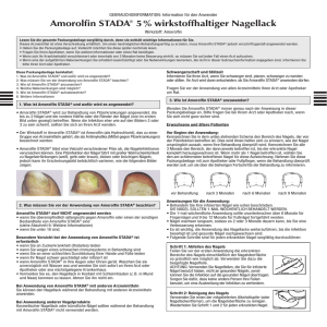 Amorolfin STADA® 5 % wirkstoffhaltiger Nagellack