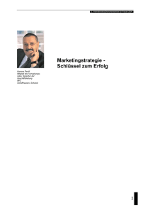 Marketingstrategie - Schlüssel zum Erfolg - Forum