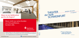 Bamberg - Theater der Stadt Schweinfurt