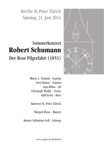 Robert Schumann - Kirche St. Peter