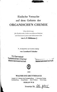 organischen chemie