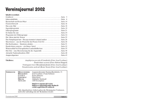 Vereinsjournal 2002 - Aquarienfreunde