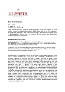 Die EZB - Neuwirth Finance GmbH