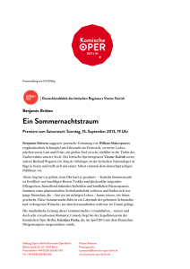 Pressemitteilung als PDF - Komische Oper Berlin