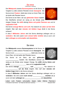Sonne - Planetarium Judenburg