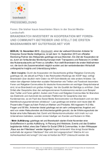 Presseinformation Brandwatch Gutefragenet-final - Talisman-PR