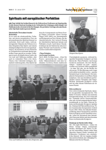 Bericht in den NaG, 23.01.2014