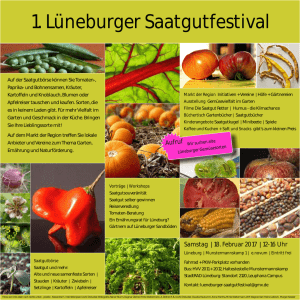 1. Lüneburger Saatgutfestival