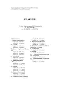 Staatsexamensklausur L3 Frühjahr 2012