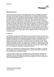 Merkblatt Noroviren - Sozialamt des Kantons Thurgau