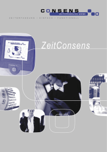 ZeitConsens - Consens Zeiterfassung GmbH