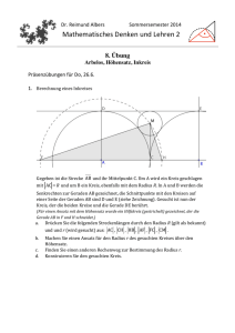 Übung 08 - Mathematik