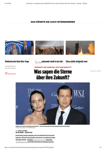 19.10.2016 Horoskop von Angelina Jolie und Brad Pitt | Was sagen