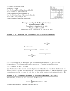 Blatt 6 - Theoretical Physics at University of Konstanz/Theoretische
