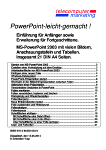 mvb-Buch PowerPoint-leicht-gemacht Version 2003 Vogt 14051-205