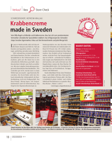 Krabbencreme made in Sweden
