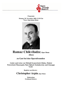Ramaz Chikviladze, Oper Bonn