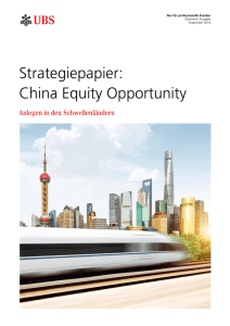 Strategiepapier: China Equity Opportunity