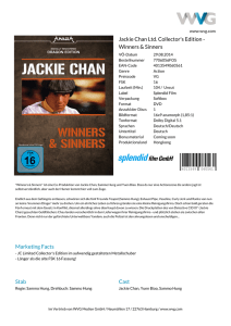 Jackie Chan Ltd. Collector`s Edition - Winners