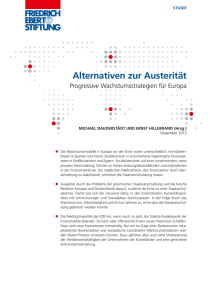 Alternativen zur Austerität - Bibliothek der Friedrich-Ebert
