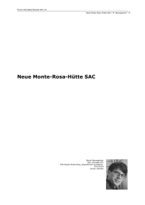 Neue Monte-Rosa-Hütte SAC - Forum