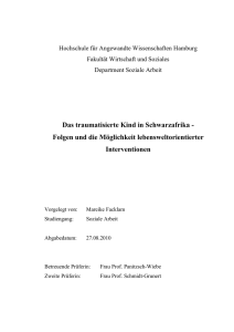 Deckblatt + Erklärung - Dokumentenserverhosting der SUB