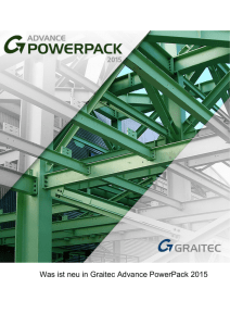 Was ist neu in Graitec Advance PowerPack 2015