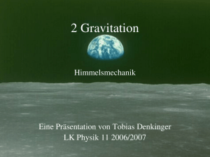 2 Gravitation