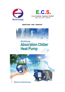 World Energy Absorbtionstechnik - E.C.S Eco Cooline Systems GmbH