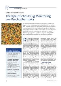 Therapeutisches Drug Monitoring von Psychopharmaka