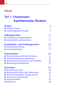 Kaufmännisches Rechnen - Steuerzahler Service GmbH