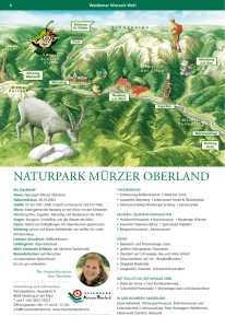 Schulprogramm - Naturpark Mürzer Oberland