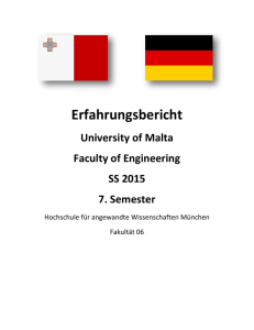 Erfahrungsbericht - Hochschule München