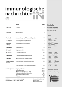 Nr.132 - Deutsche Gesellschaft für Immunologie