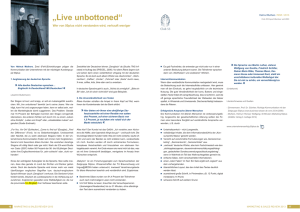 Live unbottoned - Helmut Muthers