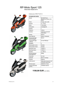 RP-Moto Sport 125 - bei Hackl Individual Cars!