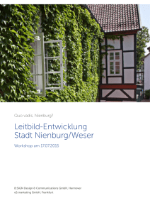 Leitbild-Entwicklung Stadt Nienburg/Weser