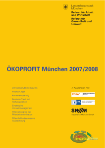 ÖKOPROFIT München 2007/2008