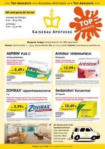 ASPIRIN® PLUS C 5,49 € 5,99 € 12,99 € Sedariston® Konzentrat