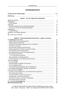 Inhaltsübersicht - Verlag Deutsche Polizeiliteratur GmbH