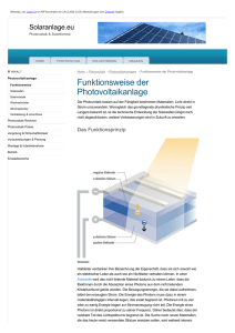 Photovoltaik Funktion: Leicht verständlich Erklärung!