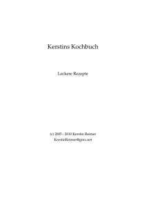 Kerstins Kochbuch