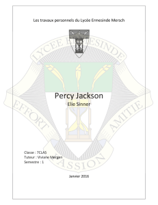 Percy Jackson - Lycée Ermesinde
