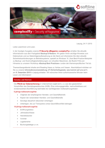 complexITy - Softline Solutions GmbH