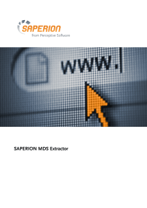 SAPERION MDS Extractor
